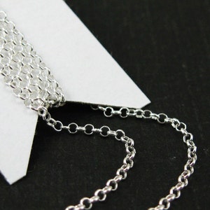 Sterling silver Unfinished, Bulk Chain - 1mm Rolo Chain - Tiny Rolo Chain  (Up to 30% off)-Wholesale -SKU: 101016