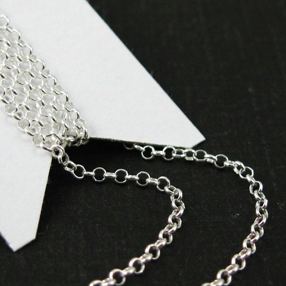 1mm Rolo 50 feet Unfinished Chain Bulk Sterling Silver Chain Rolo Chain 1mm Rolo 50 feet Unfinished Chain Bulk Sterling Silver Chain Rolo Chain
