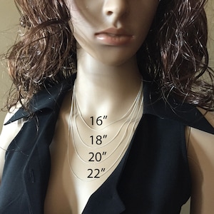 925 Sterling Silver Necklace - Sterling Silver Chain Necklace - Tiny Curb Chain - 22 inches (1 pc) - SKU: 601001-22