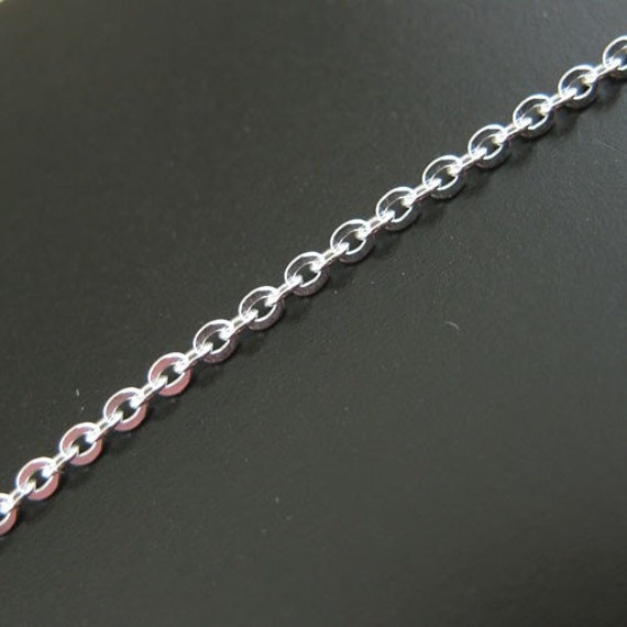 Wholesale 12 PCS Stainless Steel Flat Cable Chain Finished