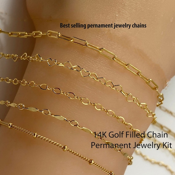 Permanent Jewelry Trend, Jewelry Making Chains Supplies Wholesaler