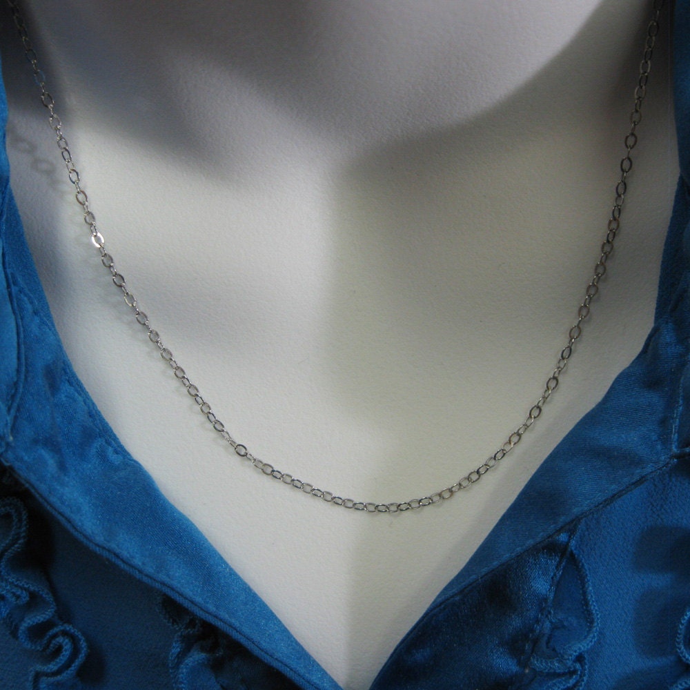 Collana di Gioielleria Fine all'Ingrosso, Catena a Maglia Cubana Piatta Sfaccettata in Argento Sterling 925 per Uomo e Donna