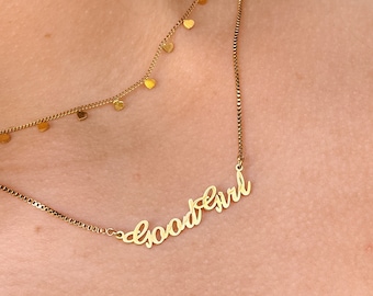 Premium &#39;Good Girl&#39; Stainless Steel Necklace, Romance Inspired Bookish Merch Jewellery