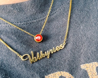 A Court of Silver Flames "Valkyries" Necklace Sarah J Maas Bookish Merch Jewellery