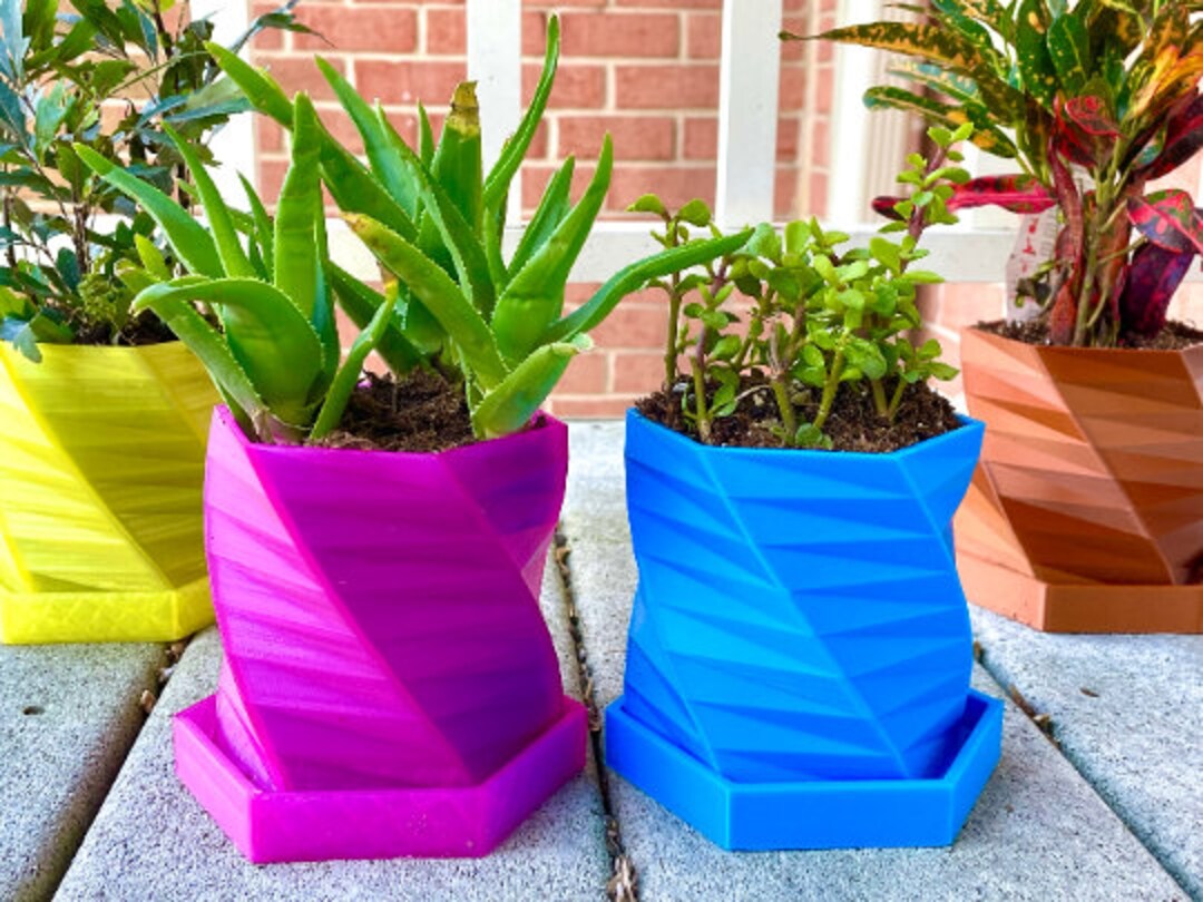 Geometry Pot Geometric Plant Pot - Etsy