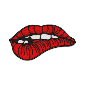 Lips embroidery design, Red lips machine embroidery designs, Valentine&#39;s day embroidery design