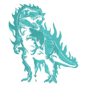 Machineborduurontwerp T-Rex – borduurbestanden dinosaurus