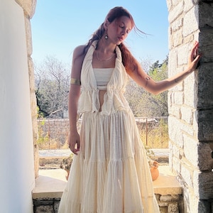 Flowy Goddess Dress Etsy