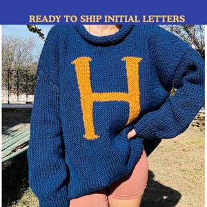Pull de Noël Weasley, pull Harry Potter, personnalisé avec pull initiales, pull Poudlard, cadeau magique pour les fans de Harry Potter
