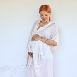 Sukienka ciążowa z lnu, sukienka ciążowa boho, sukienka ciążowa casual, sukienka ciążowa boho na baby shower, sukienka ciążowa do sesji zdjęciowej, zwiewna sukienka