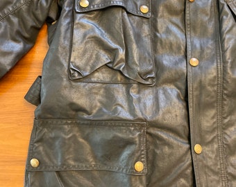 Vintage 1960s BELSTAFF TRAILMASTER Pro Waxed Cotton Motorcycle