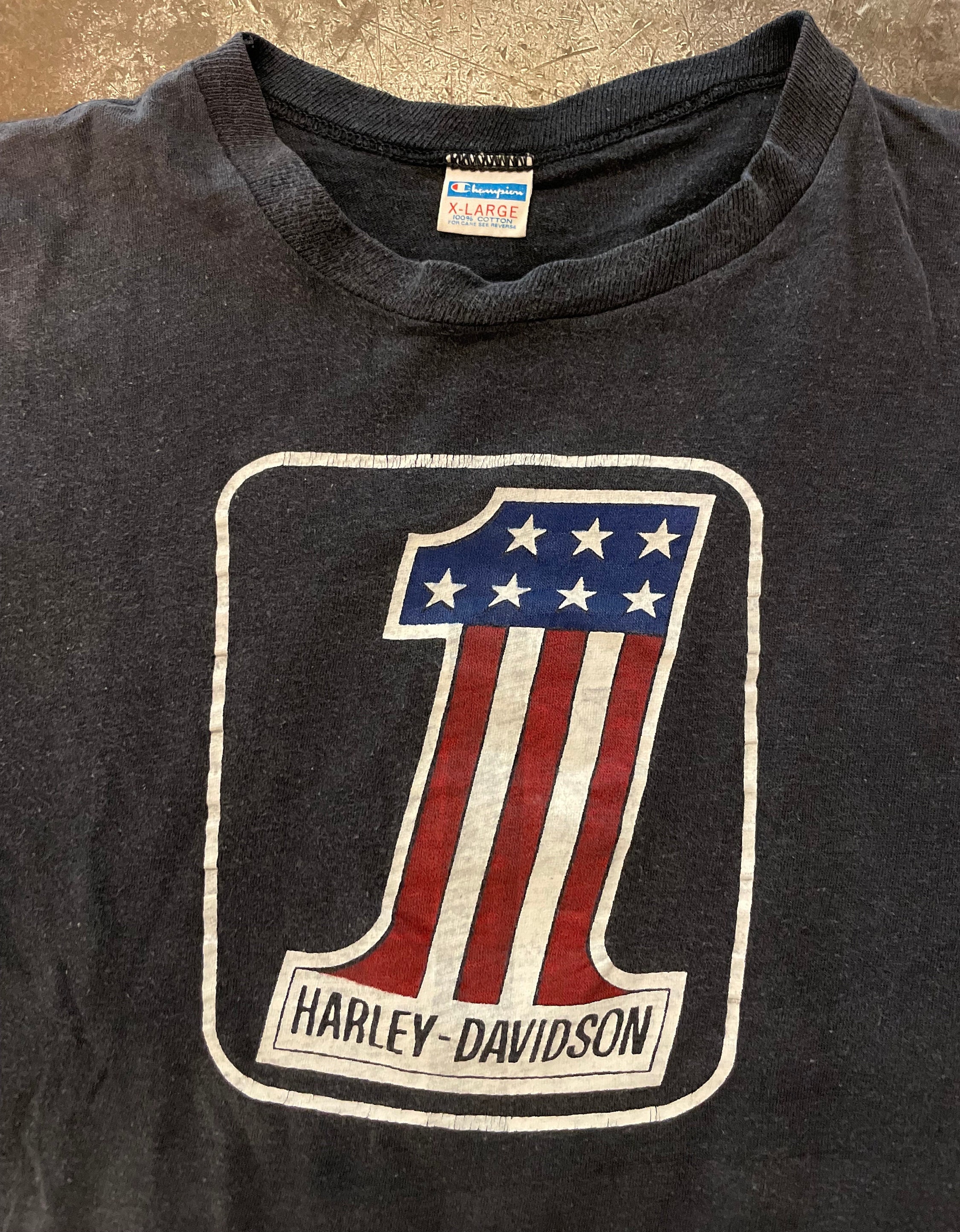 Vintage 1970's Harley Davidson Racing 