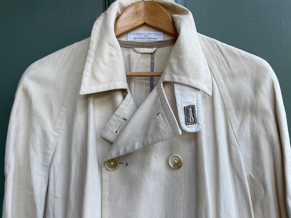 Brunello Cucinelli, Rare Vintage BRUNELLO CUCINELLI for Bergdorf Goodman - Summer Jacket Cotton / Linen - MENS Medium / Large