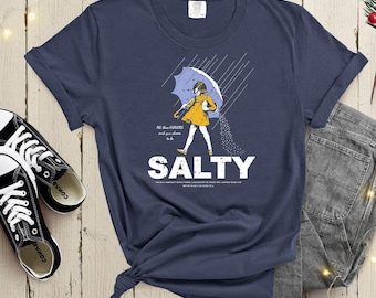 Salty Girl Tee: Women's Vintage Comfort Colors T-shirt