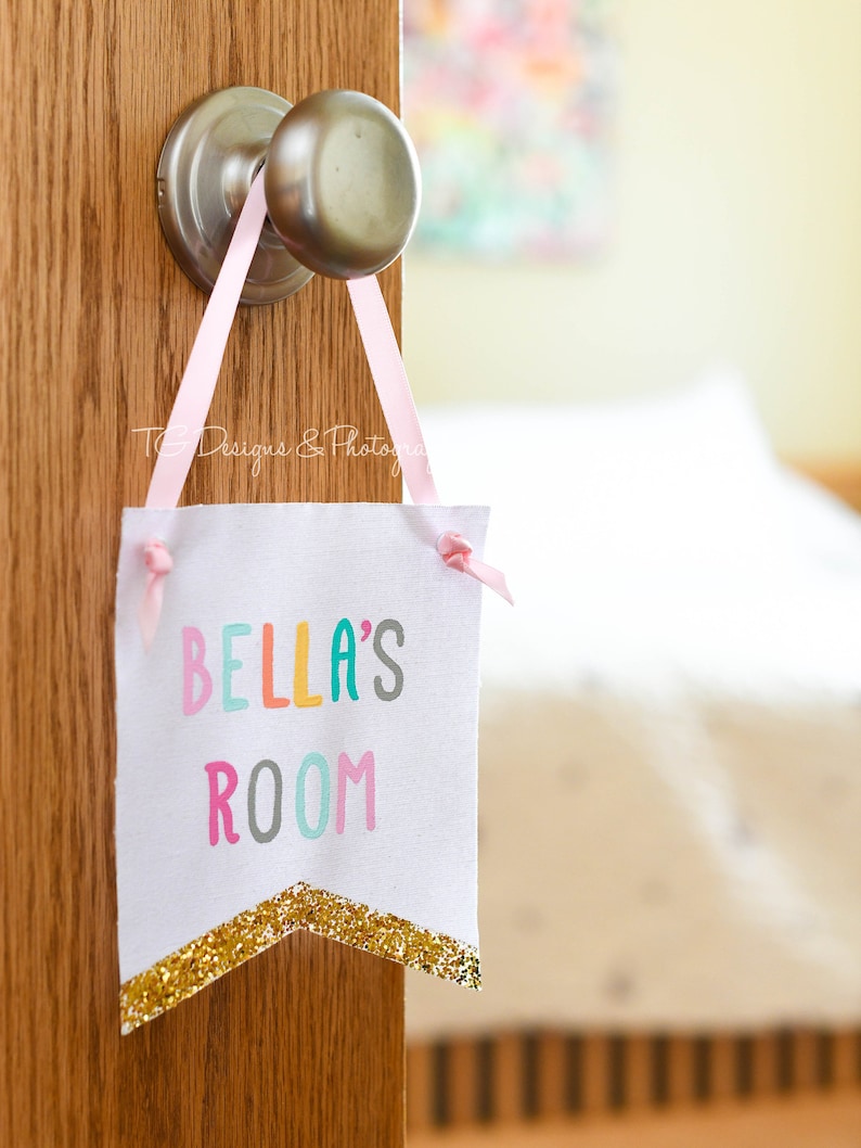 Personalized ROOM Mini Banner Personalized Decorative Banners