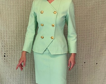 金のスーツ グレーシャドーストライプ ベーシック JUNKO SHIMADA