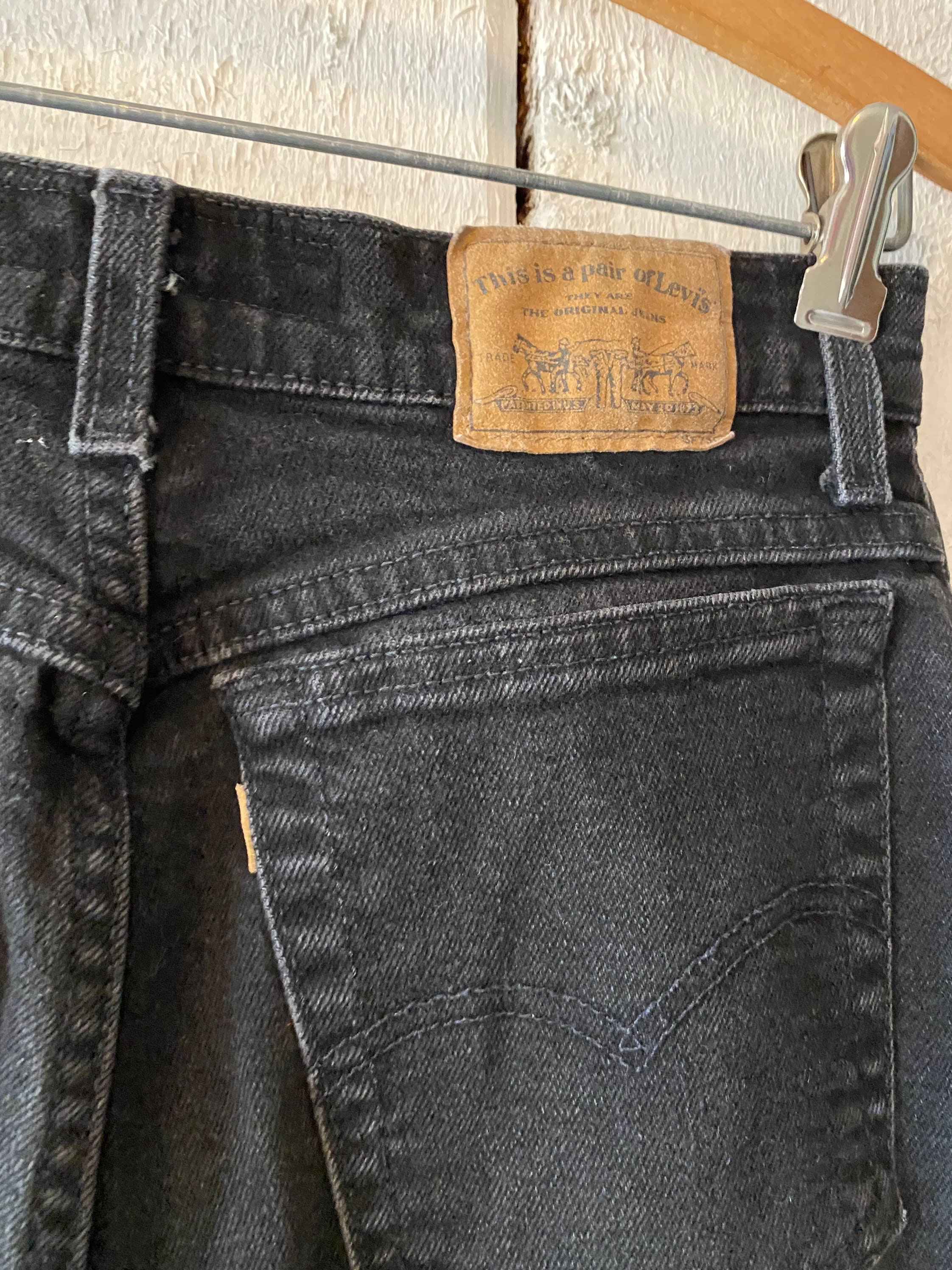 Vintage 90s Y2K Black Denim High Rise Skinny Gold Tab Jeans by - Etsy