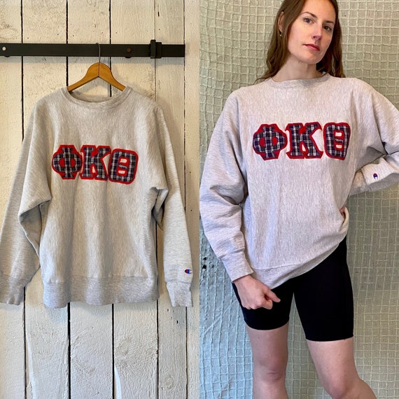 Vintage 90s Champion Reverse Weave Phi Kappa Thet… - image 1