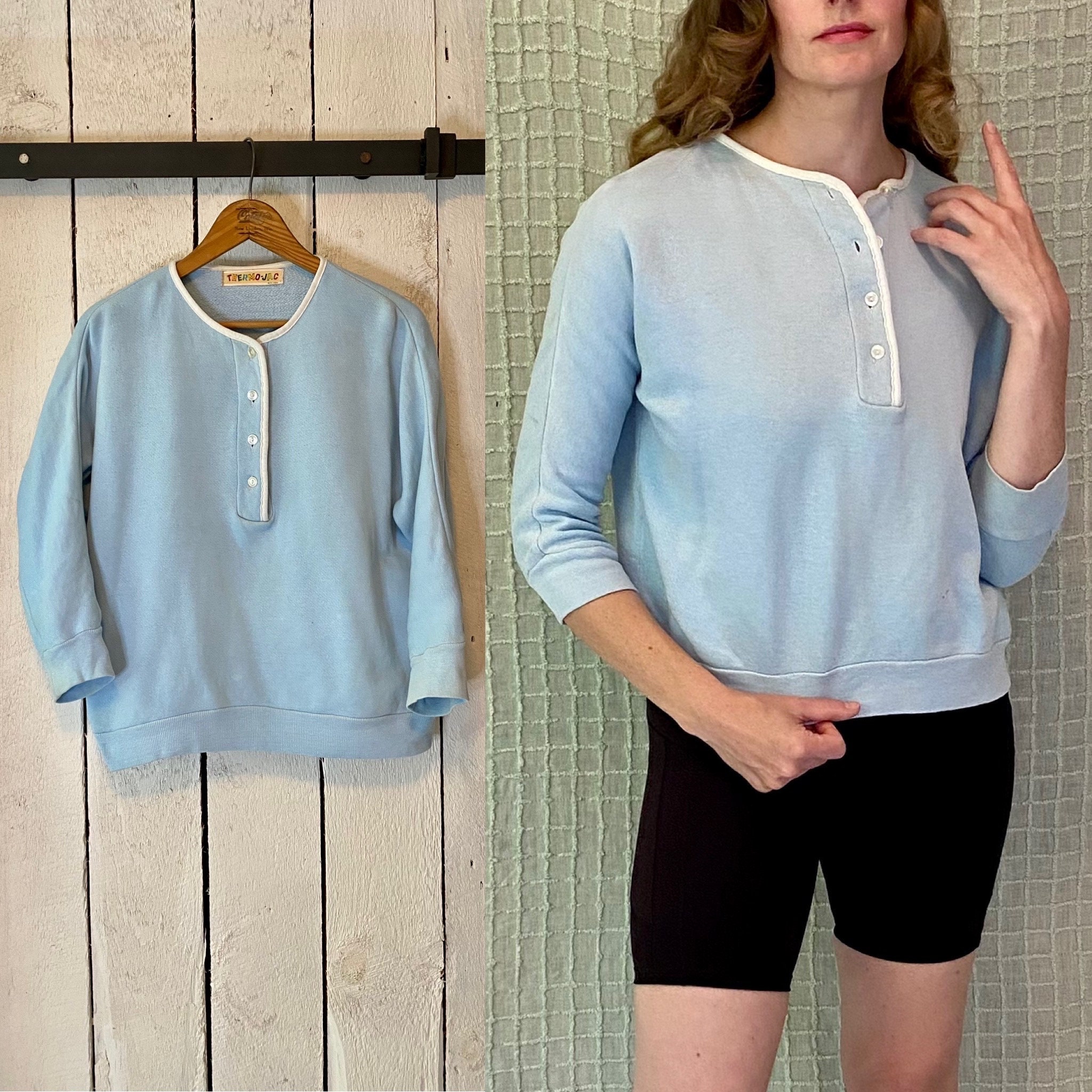 60-70s Thermo-Jac Vintage sweat 七分 コットン