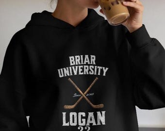 Briar University Logan Hockey PNG | Off Campus Logan McQuaid 22 Design | Instant Download