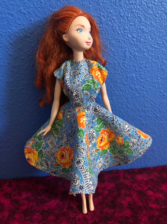 handmade doll dress