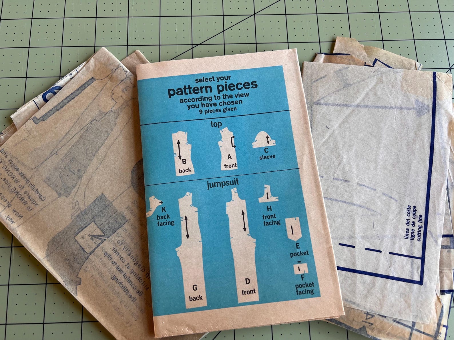 Vintage Simplicity 9938 1972 'how to Sew' Pattern Jumpsuit and Top Size ...