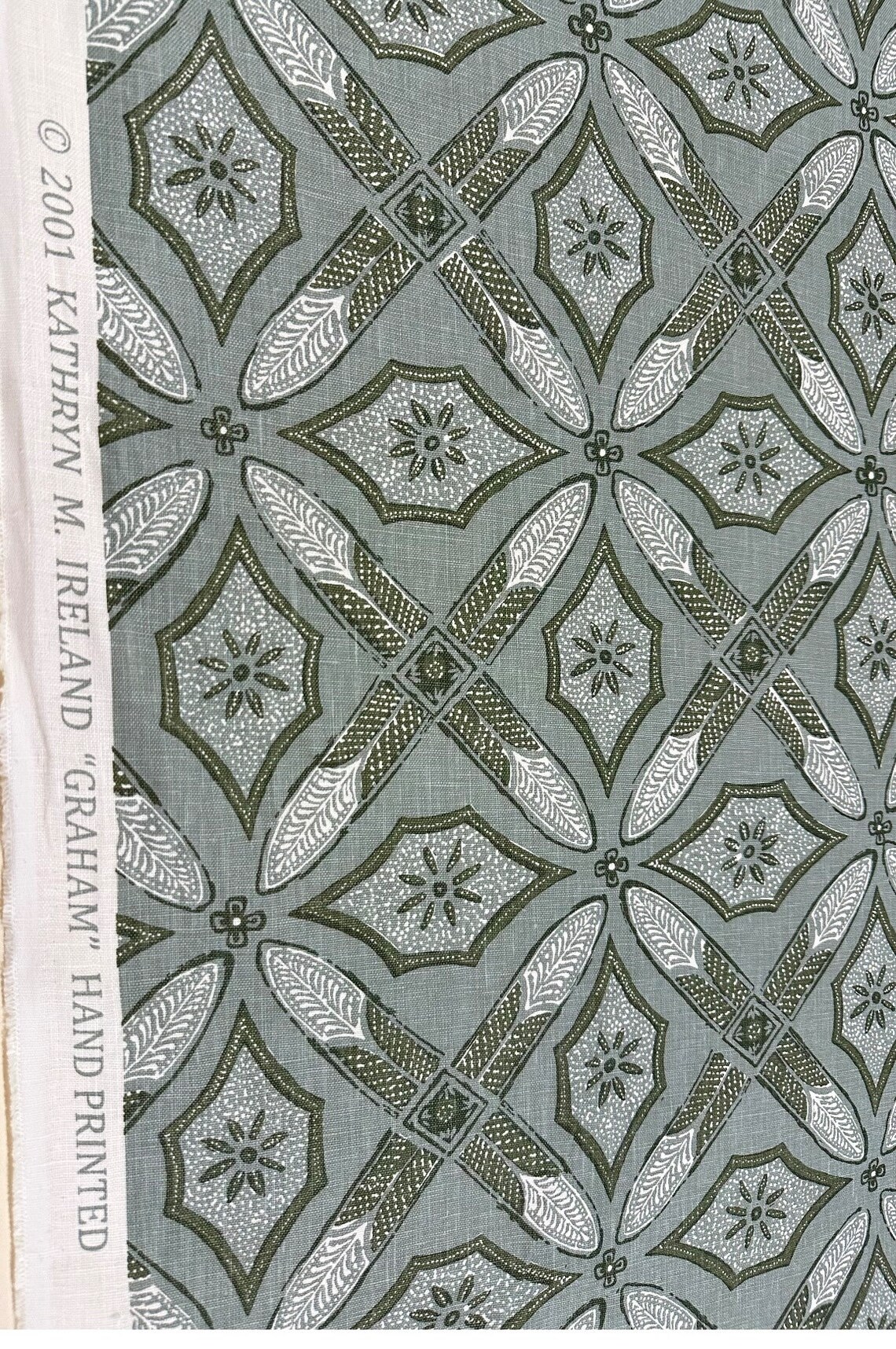 Kathryn Ireland Graham Vintage Linen Fabric - Rare Designer Find - Etsy