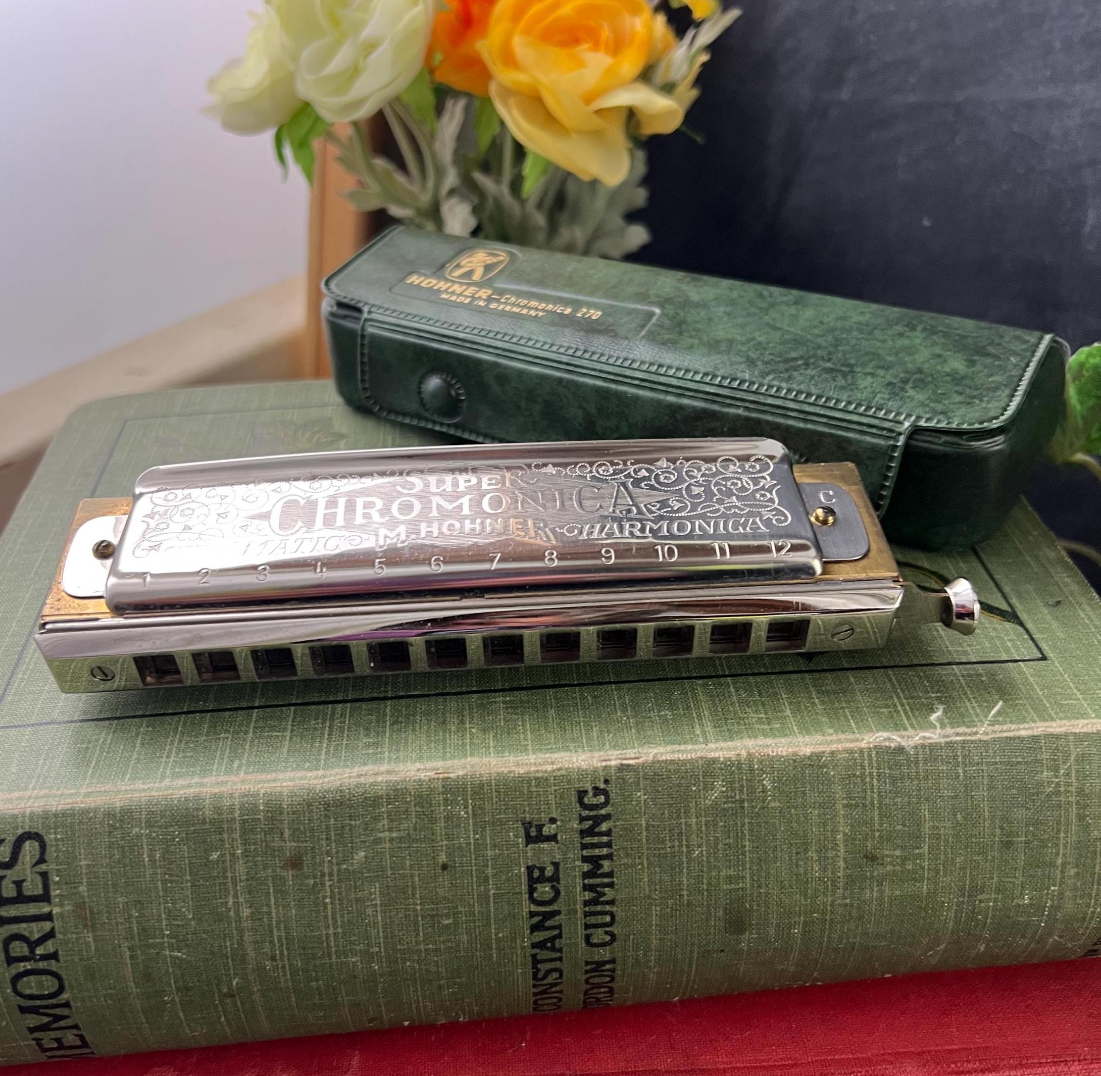 Vintage Hohner Super Chromonica 270 Chromatic Harmonica in