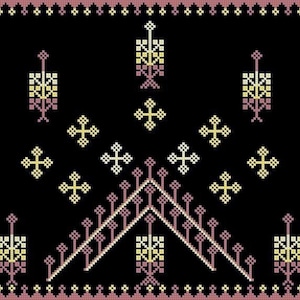 Starry Night over Bethlehem Cross Stitch E-Pattern PDF format