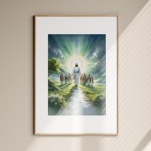 Follow Jesus Christ DIGITAL DOWNLOAD, Come Follow Me Bible Art, Cross Minimalist Christian Modern Bible, Jesus print Wall Art Bible Sketches