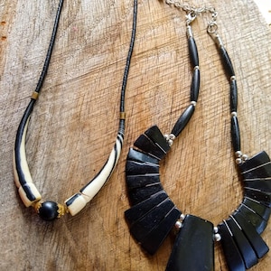Tribal Style Necklaces- Bone Jewelry