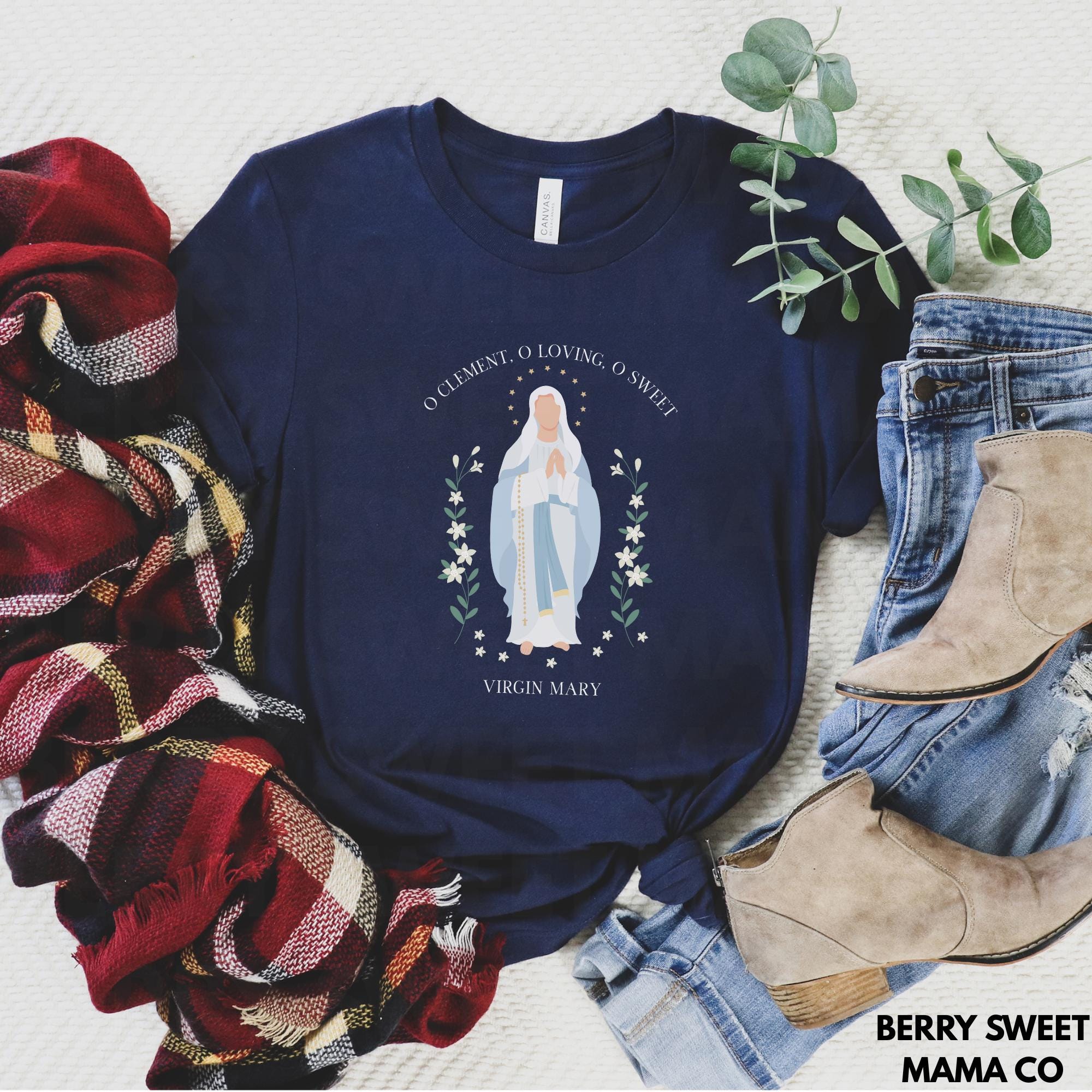 Virgin Mary Clothing - Etsy