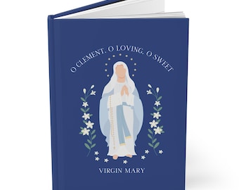 Gebedsdagboek aanbidding, katholiek notitieboek, rozenkransdagboek, toewijding aan de gezegende moeder, gebedsdagboek Maagd Maria, voor noveen van 54 dagen