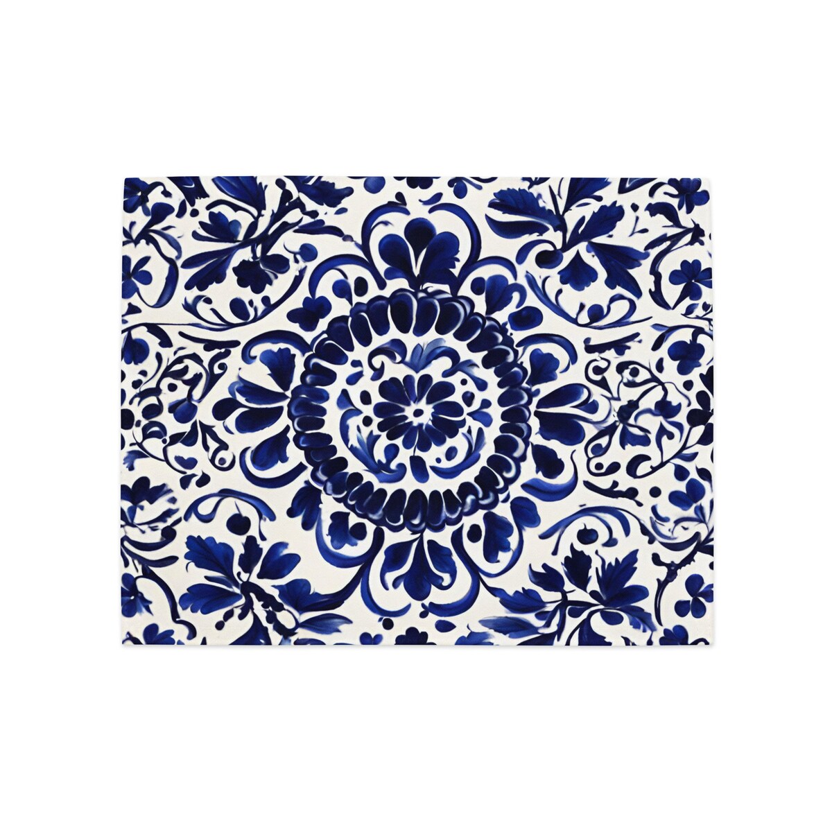 Blue Talavera Placemat Set: Southwestern Boho Table Linen - Etsy