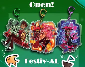 PREORDER! Alastor Acrylic Charms