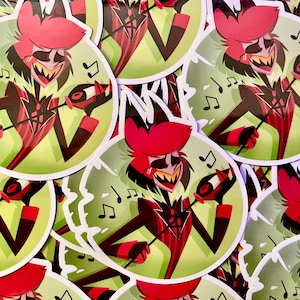 Singing Alastor Sticker