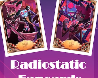 PREORDER! Hazbin Hotel Radiostatic Fancards