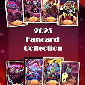 Hazbin hotel trading cards - Etsy 日本