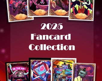 Colección de tarjetas de fans de Hazbin Hotel 2025