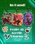 IN HAND! Alastor Acrylic Charms