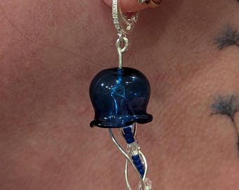 Jellyfish dangle earrings