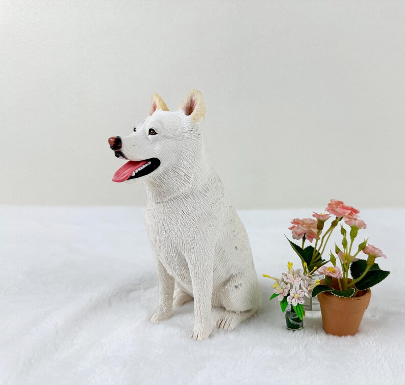 Personalized Custom Pet Dog Figurine,Dog Clay Sculpture,Dog Memorial Gift,Pets Birthday Gift,Pet Loss,Pet Anniversary Cake Topper image 7
