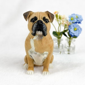 Personalized Custom Dog Figurines,Dog Sculpture,Pets Birthday Cake Topper,Dog Statue,Mini Dog Model,Anniversary Pet