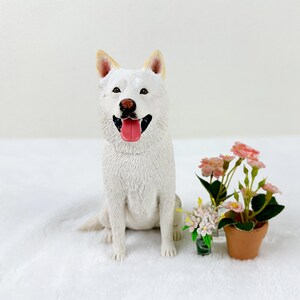 Personalized Custom Pet Dog Figurine,Dog Clay Sculpture,Dog Memorial Gift,Pets Birthday Gift,Pet Loss,Pet Anniversary Cake Topper image 6