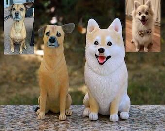 Custom Dog Cake Topper,Dog Cake Statue,Dog Wedding Topper,Pets Party Decor,Pet Clay Figurines,Gift for Dog Birthday,Anniversary Pet Gift
