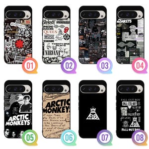 Rock n Roll Band Google Pixel 9 8 7 6 6A 7A 8A Pro Fold XL Motorola Moto G Stylus Edge Power Razr Plus + 5G 2024 2025 Case
