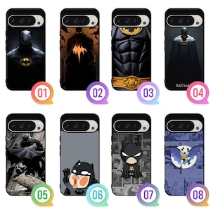 Hero Dark Knight Google Pixel 9 8 7 6 6A 7A 8A Pro Fold XL Motorola Moto G Stylus Edge Power Razr Plus + 5G 2024 2025 Case