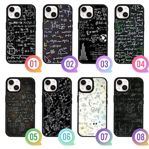 Mathematical iPhone 15 14 13 12 11 Pro Max Plus Samsung S24 S23 S22 Ultra Plus Z Flip Fold 6 5 4 3 A15 A35 Google Pixel 8 7 6 Pro 8A 7A Case