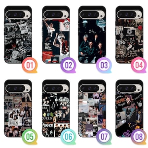 Band Rock Google Pixel 9 8 7 6 6A 7A 8A Pro Fold XL Motorola Moto G Stylus Edge Power Razr Plus + 5G 2024 2025 Case