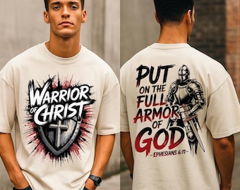Warrior of Christ SVG | Full Armor of God Ephesians 6:11 Bundle